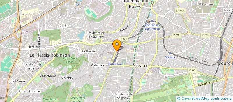 localisation de l'entreprise ASSOCIATION AL RAHMA à SCEAUX
