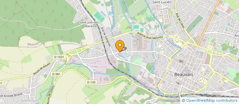 localisation de l'entreprise ASSOCIATION ALAIN BUEE DETENTE POUR TOUS - SAINT JUST DES MARAIS  BEAUVAIS