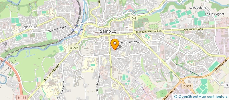 localisation de l'entreprise ASSOCIATION ALBATROS  SAINT-LO