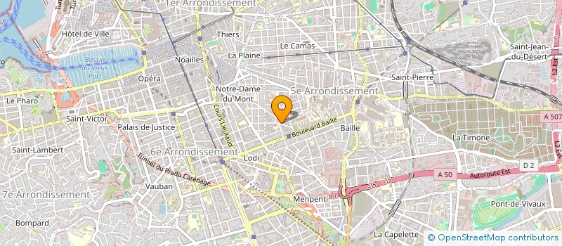 localisation de l'entreprise ASSOCIATION ALBEDO à MARSEILLE