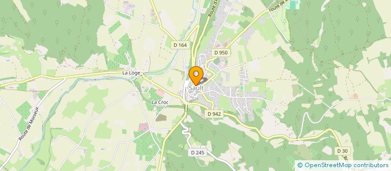 localisation de l'entreprise ASSOCIATION ALBION APPRO à SAULT