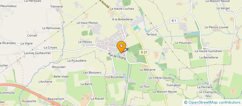 localisation de l'entreprise ASSOCIATION ALCHIMIE  CLAYES