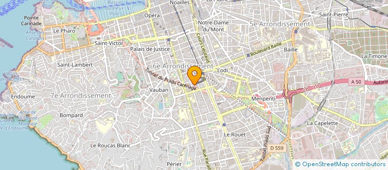localisation de l'entreprise ASSOCIATION ALCIME à MARSEILLE