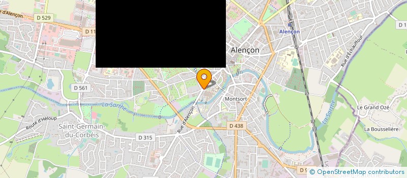 localisation de l'entreprise ASSOCIATION ALENCONNAISE POUR LA RECHERCHE ET L ENSEIGNEMENT EN GYNECOLOGIE OBSTETRIQUE à ALENCON