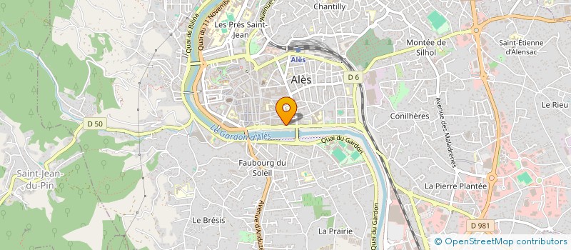 localisation de l'entreprise ASSOCIATION ALES MEDIATION  ALES