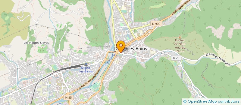 localisation de l'entreprise ASSOCIATION ALEXANDRA DAVID-NEEL à DIGNE-LES-BAINS