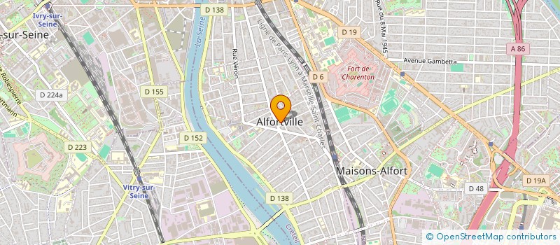 localisation de l'entreprise ASSOCIATION ALFORVILLAISE à ALFORTVILLE