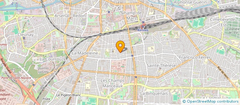 localisation de l'entreprise ASSOCIATION ALIBI à RENNES