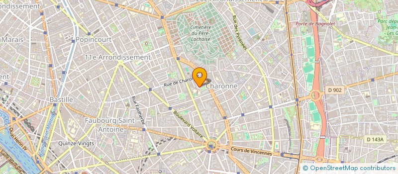 localisation de l'entreprise ASSOCIATION ALICE MILLIAT  PARIS