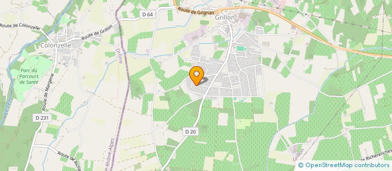 localisation de l'entreprise ASSOCIATION ALICONETTE à GRILLON