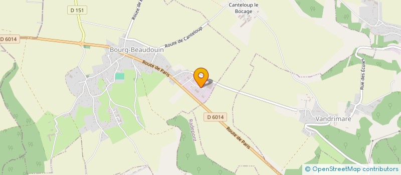 localisation de l'entreprise ASSOCIATION ALIMENT LIQUIDE CONFIANCE  BOURG BEAUDOUIN