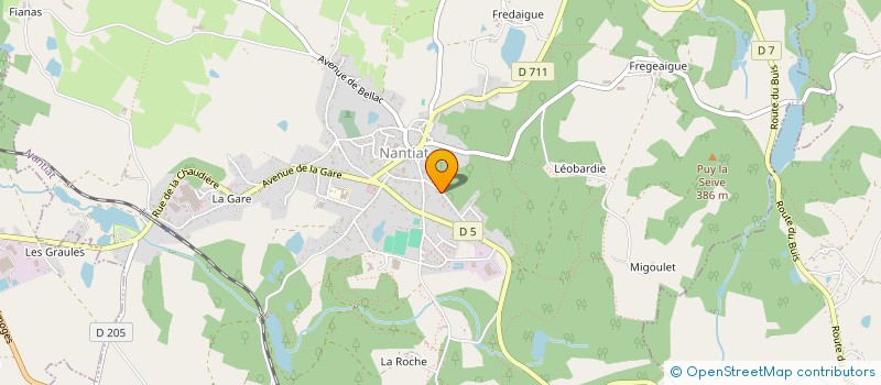 localisation de l'entreprise ASSOCIATION ALIMENTAIRE SOLIDAIRE  NANTIAT