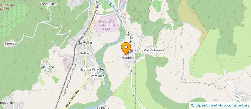 localisation de l'entreprise ASSOCIATION ALISTER ANGELMAN  LUNAS-LES-CHATEAUX