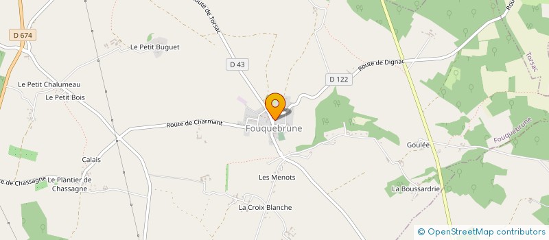 localisation de l'entreprise ASSOCIATION ALL DANCE à FOUQUEBRUNE