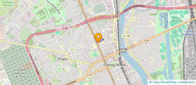 localisation de l'entreprise ASSOCIATION ALL FRIENDS à CHOISY-LE-ROI