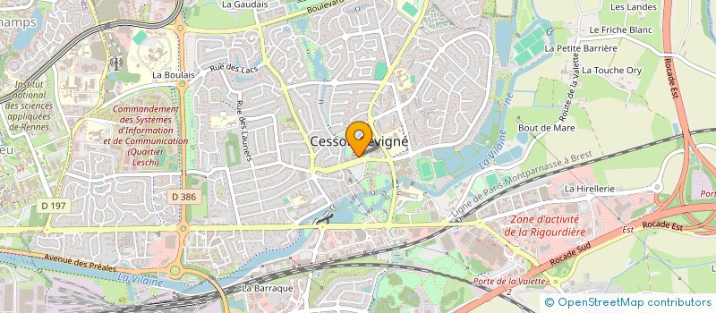 localisation de l'entreprise ASSOCIATION ALLI'AGES à CESSON-SEVIGNE