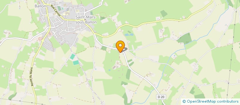 localisation de l'entreprise ASSOCIATION ALLIEES DU DESERT  BALLON-SAINT MARS