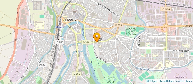 localisation de l'entreprise ASSOCIATION ALLO AFRIQUE à MEAUX