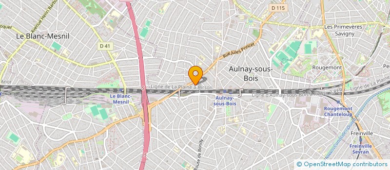 localisation de l'entreprise ASSOCIATION ALMANNA à AULNAY-SOUS-BOIS