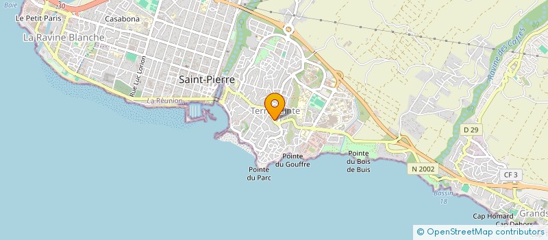 localisation de l'entreprise ASSOCIATION ALON FE BOUGE à SAINT-PIERRE