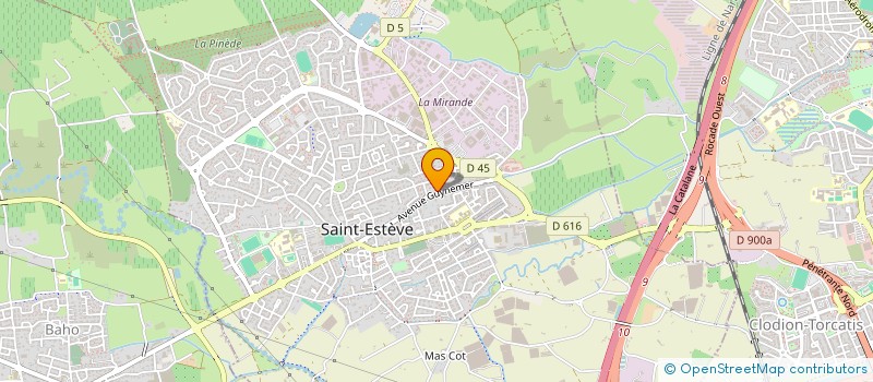 localisation de l'entreprise ASSOCIATION ALORS ON DANSE  SAINT-ESTEVE