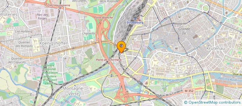 localisation de l'entreprise ASSOCIATION ALSACIENNE CULTUREL ET SPORTIVE ADAPTE à STRASBOURG