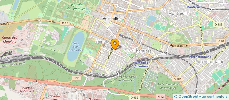 localisation de l'entreprise ASSOCIATION ALTAIR à VERSAILLES