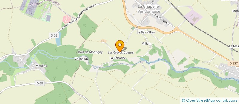 localisation de l'entreprise ASSOCIATION ALTED à LA CHAPELLE VENDOMOISE