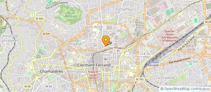 localisation de l'entreprise ASSOCIATION ALTIS  CLERMONT-FERRAND