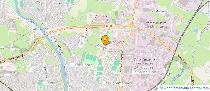 localisation de l'entreprise ASSOCIATION ALUMNIS ET AMIS DE LA FACULTE DE DROIT DE LAVAL  CHANGE