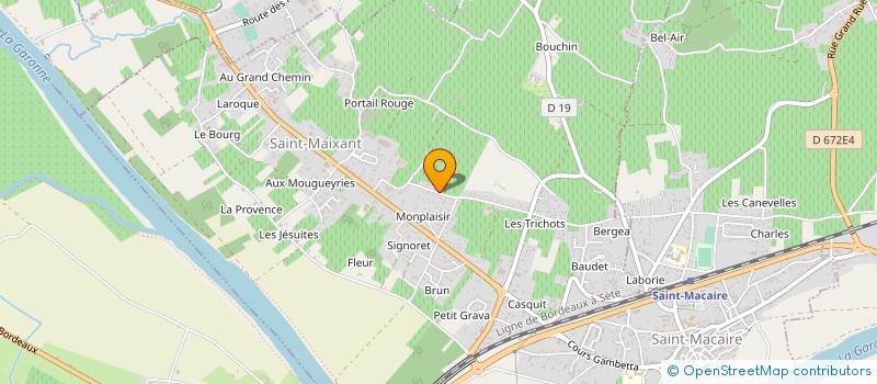 localisation de l'entreprise ASSOCIATION ALVA  SAINT-MAIXANT