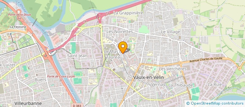 localisation de l'entreprise ASSOCIATION ALYANE BEAUTY  VAULX-EN-VELIN