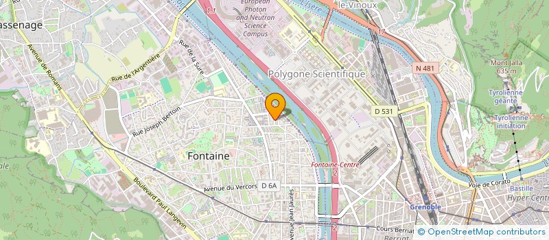 localisation de l'entreprise ASSOCIATION ALYSIA  FONTAINE