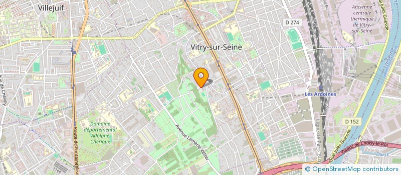 localisation de l'entreprise ASSOCIATION AMAME SOLIDAIRE ET REFORME FRANCO-MAROCAINE à VITRY-SUR-SEINE