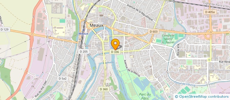 localisation de l'entreprise ASSOCIATION AMANA SOLIDARITE (AAS) à MEAUX