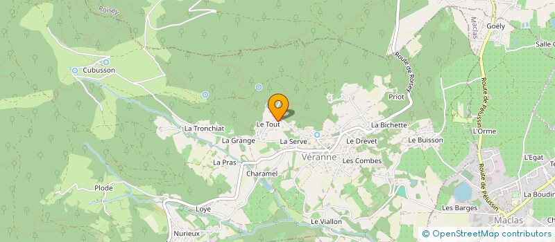 localisation de l'entreprise ASSOCIATION AMANDELIE  VERANNE