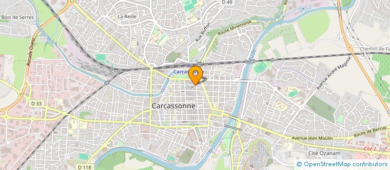 localisation de l'entreprise ASSOCIATION AMANLYNE à CARCASSONNE