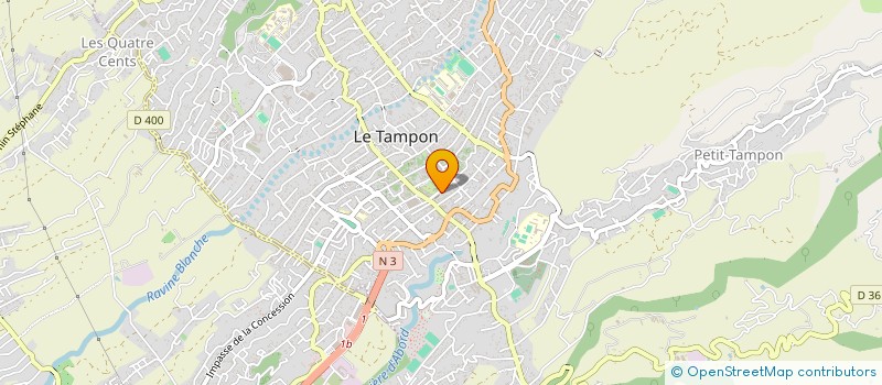 localisation de l'entreprise ASSOCIATION AMAPEI SUD ILE DE LA REUNION  LE TAMPON