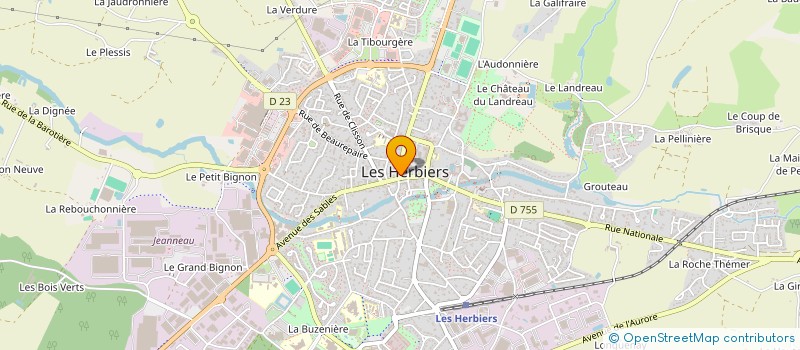 localisation de l'entreprise ASSOCIATION AMARRAGE à HERBIERS (LES)