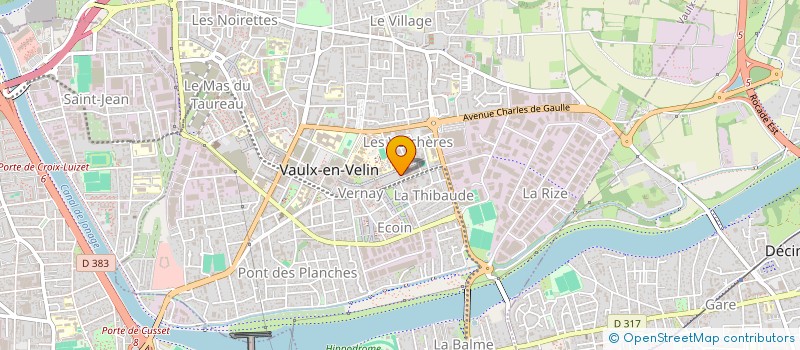 localisation de l'entreprise ASSOCIATION AMAZING GRACE  VAULX-EN-VELIN