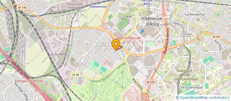 localisation de l'entreprise ASSOCIATION AMBIANCE à LEZENNES
