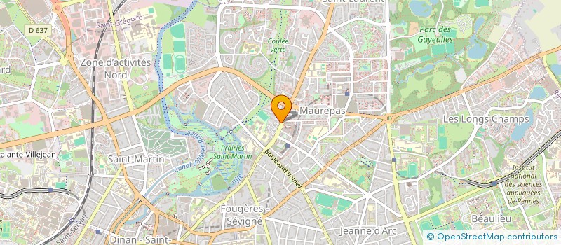 localisation de l'entreprise ASSOCIATION AMBIANCE BITUME  RENNES