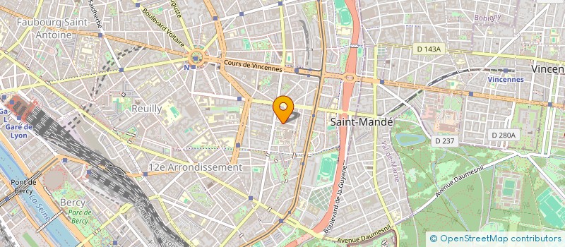 localisation de l'entreprise ASSOCIATION AMBROISE CROIZAT SANTE à PARIS