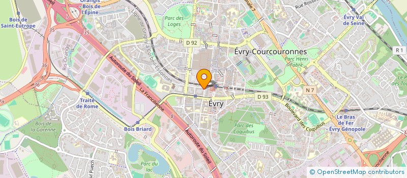 localisation de l'entreprise ASSOCIATION AMBROISE PARE COURCOURONNES  EVRY-COURCOURONNES