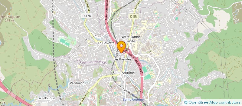 localisation de l'entreprise ASSOCIATION AMBULANCE AVENIR à MARSEILLE