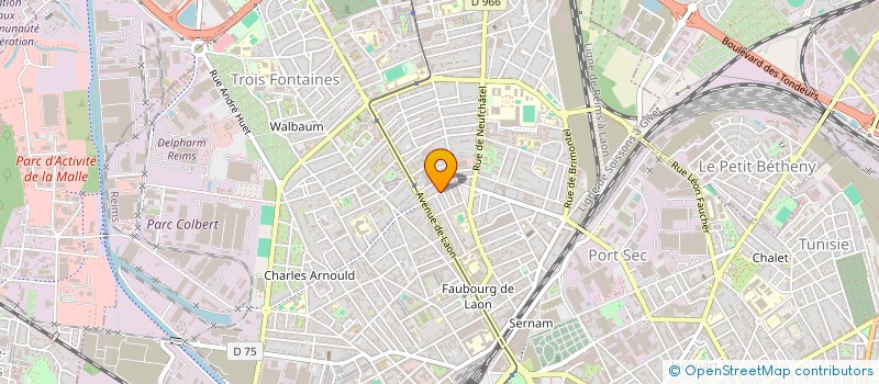 localisation de l'entreprise ASSOCIATION AME D'MYRRHE  REIMS