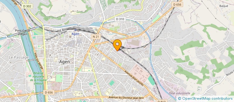 localisation de l'entreprise ASSOCIATION AMENE TA GRATTE  AGEN