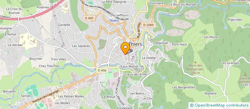 localisation de l'entreprise ASSOCIATION AMES BIENFAITES BENIN/TOGO ZANVE à THIERS