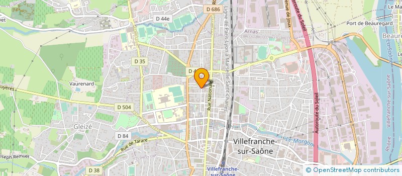 localisation de l'entreprise ASSOCIATION AMICALE ANATOLIEN  VILLEFRANCHE-SUR-SAONE