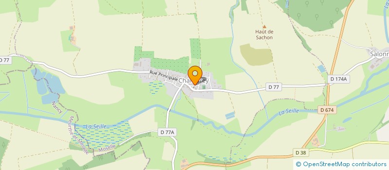 localisation de l'entreprise ASSOCIATION AMICALE COMMUNALE DES GENS DE COUTURES  CHATEAU-SALINS